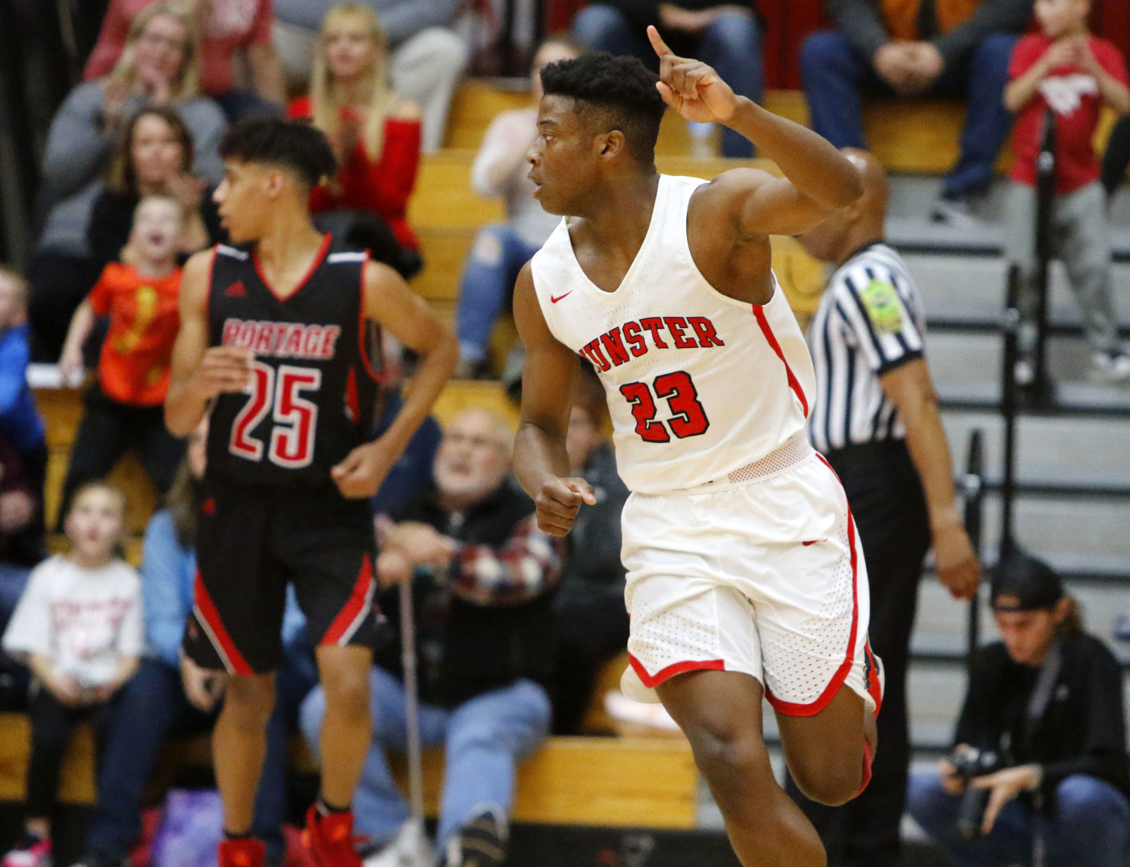 Portage at Munster boys basketball